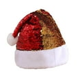 thumbnail image 1 of Gorro navideño de lentejuelas, gorro navideño, gorro navideño, accesorios decorativos para fotos, cosplay de Papá Noel. rojo y dorado, 1 of 9