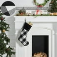 thumbnail image 4 of VHC Brands Annie Black Check Stocking 12x20, 4 of 4