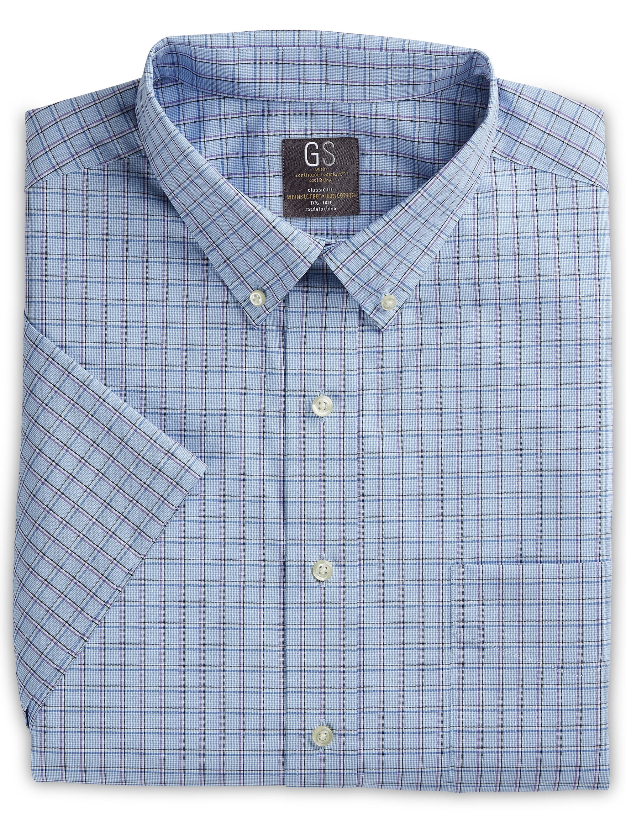 Medium Grid Dress Shirt - Walmart 