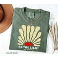 thumbnail image 3 of Be The Light Matthew 5:14 Christian T-Shirt - Comfort Colors Boho Tee, 3 of 8