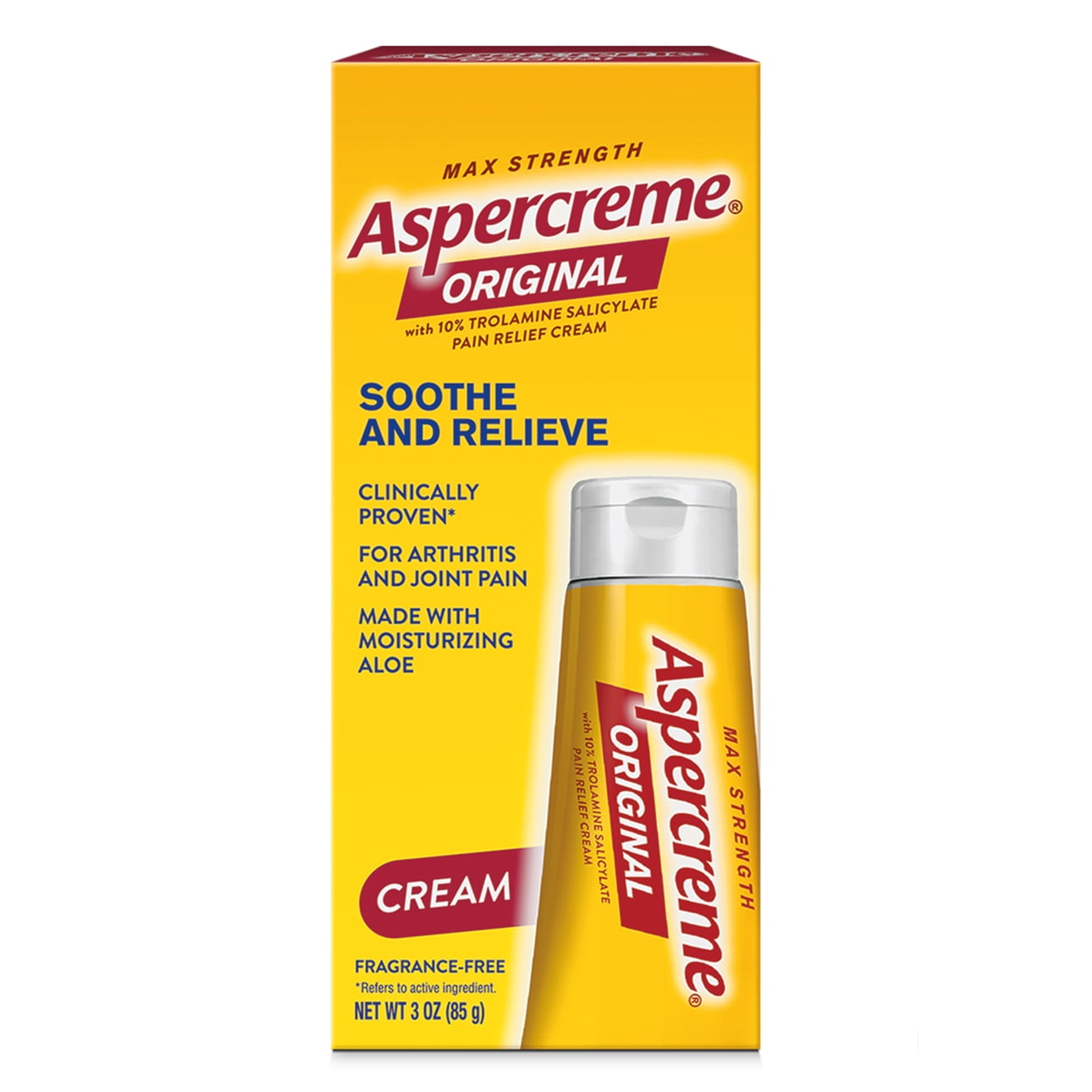 Aspercreme Maximum Strength Pain Relief Creme With Aloe 3 Oz. Walmart