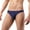 Dark Blue, variant on Vedolay Underpants For Men Underwear for Flatulence Men Solid Color Breathable Low Waist Knitted Lace Briefs,Multicolor XL