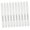 White, variant on YongCo 10Pcs Water Soluble Fabric Marker for Clothing Cutting Sewing 1.0mm Broad Tip Water Erasable Fabric Marking Pen