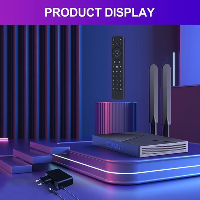 H96 MAX V58 Android TV Set Top Box Formatos de video 3D para entretenimiento en el hogar JShteea El nuevo