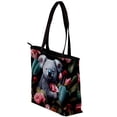thumbnail image 3 of Koala Canvas Leather Mix Tote Bag with Twill, Sponge, and Jeanette Material - 30x10.5x39cm/11.8x4.1x15.4in Size, 3 of 5