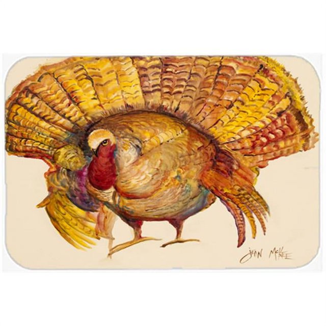 Carolines Treasures JMK1023LCB Turkey Glass Cutting Board- Large