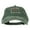 Dk Green, variant on North Dakota with Map Outline Embroidered Washed Cotton Twill Cap - Navy OSFM