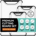 thumbnail image 1 of Juego de Tablas de Cortar JULY HOME JH-CUTBO-SET-3-BL de Plastico con Ranura para Jugos Set de 3 Piezas, 1 of 5