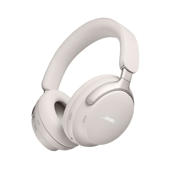 Open Box Bose QuietComfort Ultra Headphones, Bluetooth Over Ear Noise Cancelling Headphones, White Smoke
