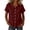 Wine Tops, variant on Women's Peter Pan Collar Short Sleeve Blouse Button Down Textured Casual Loose Tunic Tops with Pearl Buttons for Work office Wear Pink