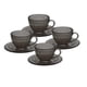 thumbnail image 5 of Juego de 4 tazas de té en miniatura para casa de muñecas, vajilla pequeña, muebles para casa de muñecas a escala 1/6 Gris, 5 of 9