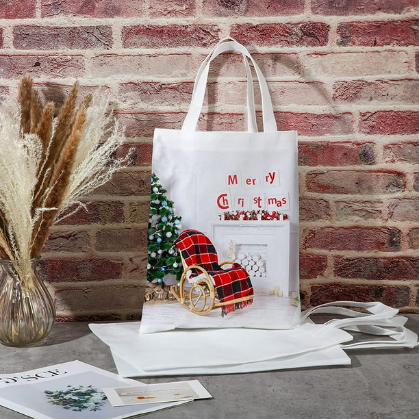 Sublimation canvas tote discount bags