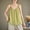Light Green, variant on Endives Women's Tanks Camisole Cotton Linen Tank Top Thin V Neck Vest Loose Slimming Top Base Shirt For Women White