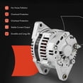 thumbnail image 6 of A-Premium Alternator Compatible with Nissan 240SX 1989-1994, 12V 80A 4-Groove Pulley Clockwise, Replace# 2310030R00, 2310030R00R, 6 of 9