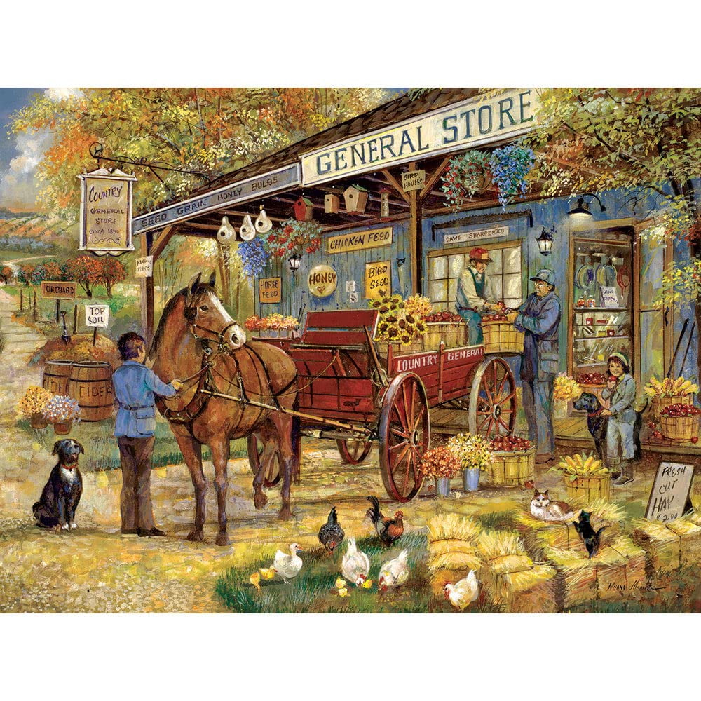 Bits and Pieces Jigsaw Puzzles Ruane Manning 500 Piece 4-in-1 Multipack 16" x 20"