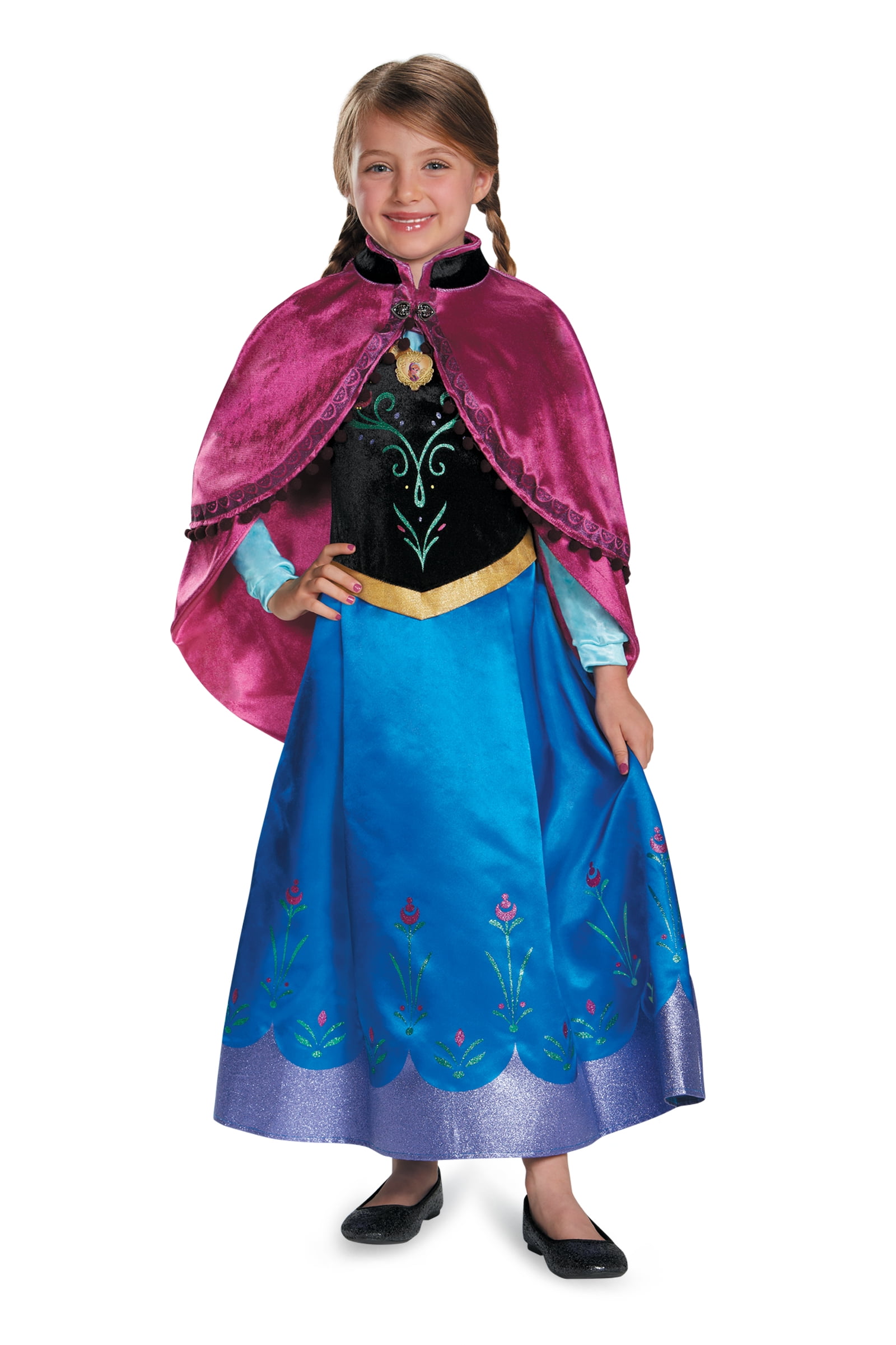 Anna Traveling Dress Prestige Girls Frozen Costume 83192 3T4T