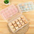 thumbnail image 3 of Pretty Comy Egg Holder, Deviled Egg Tray with Lid Egg Carrier Box Dispenser Container for 15 Eggs, 3 of 6