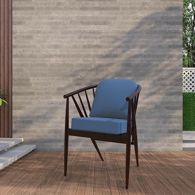 Covers & All Outdoor Deep Seat Cushion for Patio Furniture, 22 x 24 x 5 Inch High-Density Foam Patio Chair Cushion with Water-Repellent & UV-Resistant, Tear-Resistant Seat & Back Cushion Set of 1
