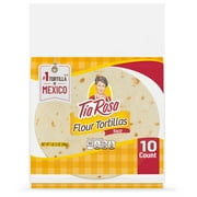 Tia Rosa Plain Flour Tortillas, 10 count, Tortillas, 17.5 oz Bag