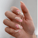thumbnail image 1 of RikView Uñas a presión Uñas de almendra de longitud media Uñas rosas a presión Uñas postizas brillantes Uñas acrílicas de cobertura completa a presión (Almendra2) Ormromra HMYH744, 1 of 5