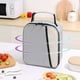 thumbnail image 5 of Bolsa de almuerzo para mujeres/hombres caja de almuerzo aislada grande con mosquetón, 5 of 12