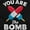 Black, variant on You Are Bomb Ice Pop Firecracker Womens Slim Fit Graphic Tee Brisco Brands S