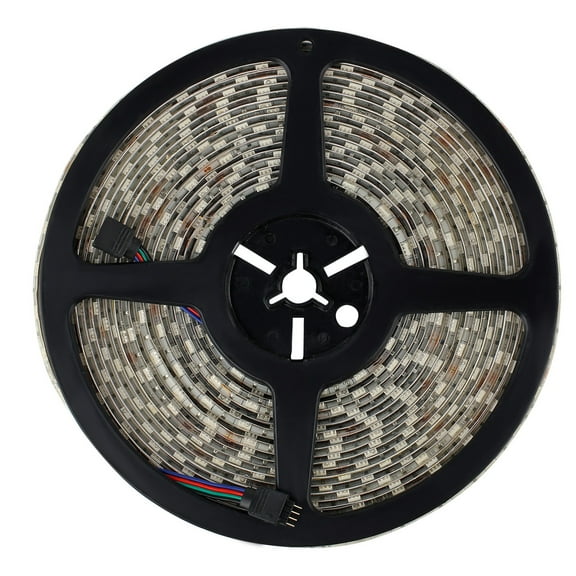 SUPERNIGHT Flexible 32.8ft 10M 600LEDs SMD5050 LED Strip Light IP65 Waterproof - Color: RGB
