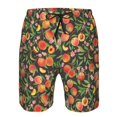 thumbnail image 4 of Yiaed Fruits Peach Print Men's Swim Trunks with Lining Quick Dry Sports Shorts Beach Shorts Boardshorts-Medium, 4 of 5
