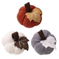 thumbnail image 1 of SUNSIOM Halloween Knitted Pumpkin Decorations Mini Artistic Pumpkins for Home Decor DIY, Table, Fall, Thanksgiving Decor, 1 of 8
