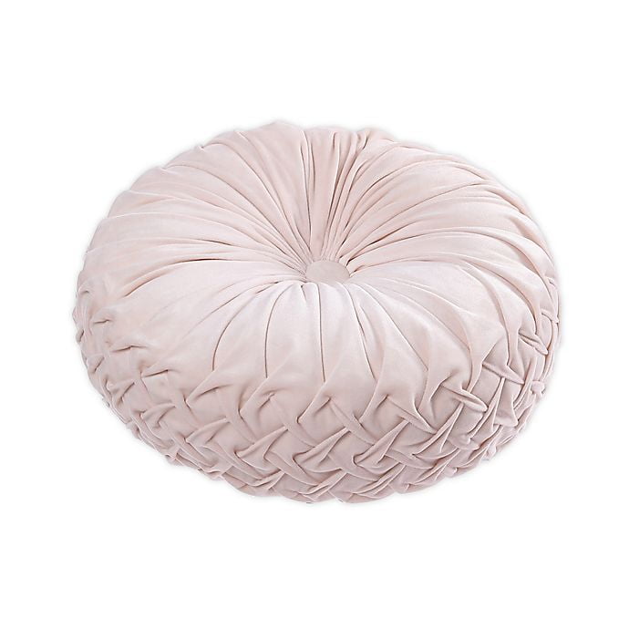 blush round cushion