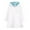 White, variant on Weryoung Girls Hooded Sweatshirt Dress School Dress For Spring Summer Girls Sweet Loose Dresses,Blue,18-24 Months
