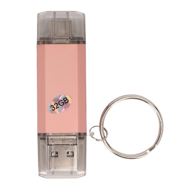 Memoria USB con llavero Metal U Disco Impermeable 3.0 Tipo C Micro USB 3 de alta velocidad en 1