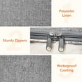 thumbnail image 5 of 105L Comforter Storage Bag, 2 Pack Folable Storage Bins with Lids for Quilt, Duvet, Extra Large Bedding Storage Bags with Zippers and Handles, Clothes Organizers and Storage with Clear Window, 5 of 8