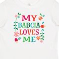 thumbnail image 4 of Inktastic My Babcia Loves Me Girls Baby T-Shirt, 4 of 5