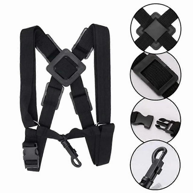 1 Pce Harnais de Saxophone Universel Réglable Sangle d'Épaule pour Accessoires de Saxophone Alto / Tenor / Soprano