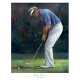 thumbnail image 2 of Frontline 15x18 White Modern Wood Framed Museum Art Print Titled - Golf The Putt, 2 of 4