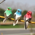 thumbnail image 2 of Paquete de 12 Pájaros Artificiales de Espuma Coloridos Zulema Pájaros de Pluma de Espuma Artificial, 2 of 8