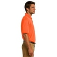 thumbnail image 2 of Port & Company KP55P Mens Core Blend Jersey Knit Pocket Polo T-Shirt, Safety Orange - 4XL, 2 of 3
