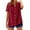 Wine Red, variant on Up To 50% Off Button Down Shirts for Women Loose Button Shirt Top Stand Solid Color Sleeve Collar Casual Women's Shirt Women's Shirt