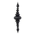 thumbnail image 1 of Vickerman M183817 41 in. Black Shiny Finial Ornament, 1 of 1
