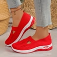 thumbnail image 4 of Women's Woven  Breathable Soft Shoes Walking Anti-slip Shoes Easy to Wear Anti-slip Sneakers, 4 of 6