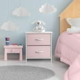 thumbnail image 4 of Sorbus 2 Drawers Nightstand Chest End-Table - Pink, 4 of 8