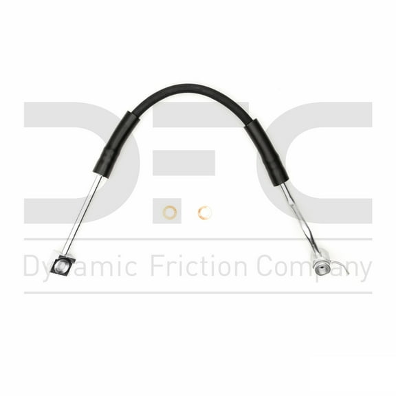 Front Right Dynamic Friction Company Brake Line Hose 350-54293 For 1986-1990 Ford Ranger, 1987-1988 Ford Bronco II