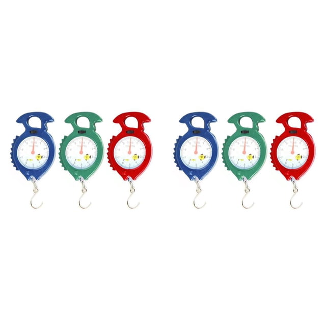 Riwesomey FenKicyen Cool 10 kg forma de pez báscula colgante equipaje doméstico báscula portátil de mano balanza Color aleatorio caliente 2piezas Riwesomey CBP059917
