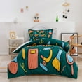 thumbnail image 1 of 3D Cartoon Science Design Quilt Cover Set Bedding Set Duvet Cover Pillowcases, 1 of 10