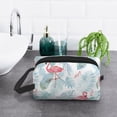 thumbnail image 6 of Honeii Tropical Flamingo Print Multi-Purpose Storage Bag,Hanging Dopp Kit,Small Toiletry Bag for Traveling for Toiletries, Makeup, and Small Essentials, 6 of 7
