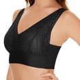 thumbnail image 3 of 2 Packs Women's Bra Back Strap Tank Wrapped Chest Wrap Without Steel Ring Ice Silk Underwear, 3 of 3