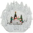 thumbnail image 2 of Northlight LED Lighted Caroling Snowmen Christmas Snow Globe - 9.5", 2 of 6