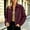 Purple suede look button leather jacket women a1, variant on thefmos Women's Lapel Collar Button Down Short Cropped Jacket Solid Color Casual Outerwear Fashion Fall Winter Outfit, Army Green 2XL