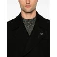 thumbnail image 3 of Lardini Men's Black Virgin Wool Coat Black Sizes IT 34-64, 3 of 5
